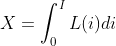 http://latex.codecogs.com/gif.latex?X=\int_{0}^{I}L(i)di