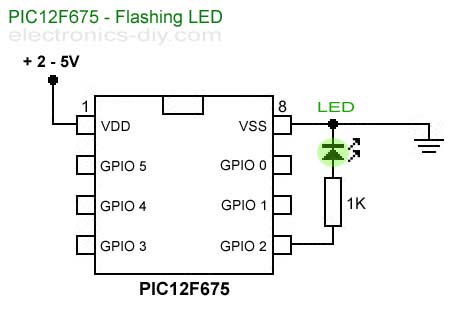 http://electronics-diy.com/schematics/766/PIC12F675_Flashing_Blinking_LED.jpg