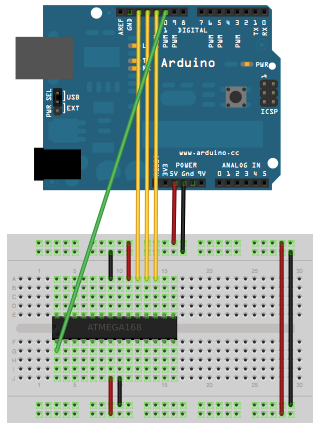http://arduino.cc/en/uploads/Tutorial/SimpleBreadboardAVR.png